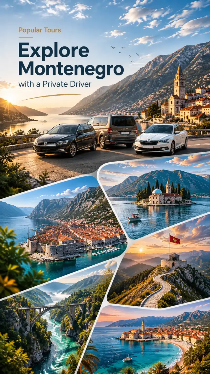 Explore Montenegro with a private driver